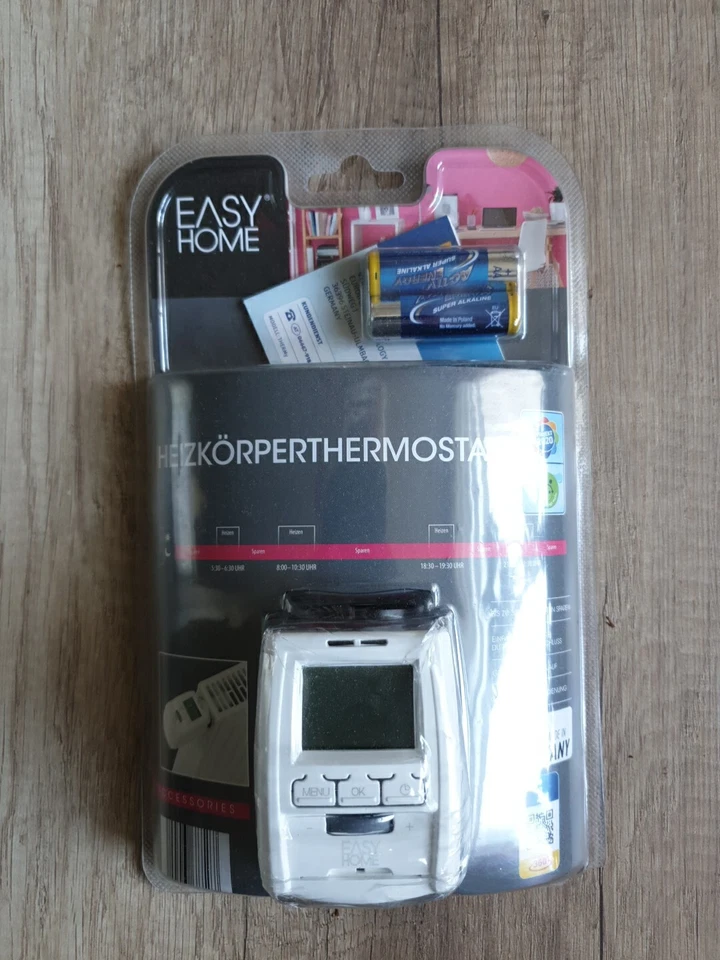 Energiespar Regler für Heizkörper, Easy Home, mit Battarien