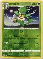 Pokemon - Simisage - 008/264 - REVERSE HOLO - FUSION STRIKE -NM/M -New