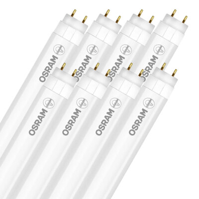 8 x Osram LED Röhre SubstiTube UN T8 60cm 8W/830 G13 720lm warmweiß EVG & KVG