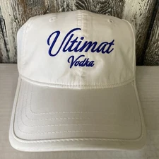 Ultimat Vodka baseball Hat Cap White Blue Adult Strapback new alcohol￼ Liquor