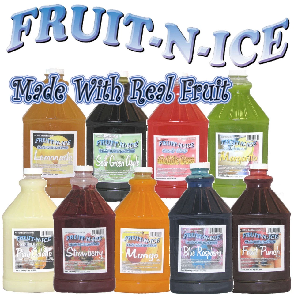 Fruit-N-Ice - Granita Mix Frozen Drink Mix Bottle 64oz