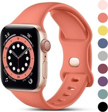 For Apple Watch Silicone Band Strap Series Ultra 9 8 7 6 5 4 3 SE 38 40 41 44 49