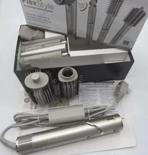 Flexstyle hair styler curler dryer flexible transform Coanda GFCI 110-120V