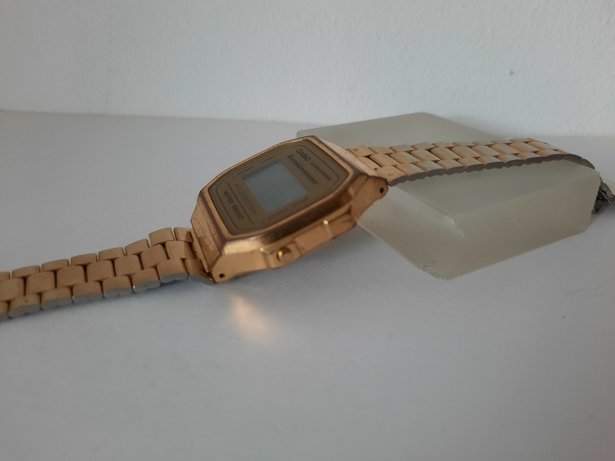 CASIO ALARM CHRONO Electro Luminescence - Ref A 168 -Clasic | eBay
