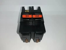 FPE Federal Pacific NA230 Stab Lok 30 Amp 2 Pole Circuit Breaker THICK NA RED