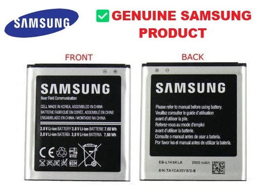 3.8V Cell Phone Battery Samsung Galaxy Express i437 New OEM 2000mAh EB-L1H9KLA 