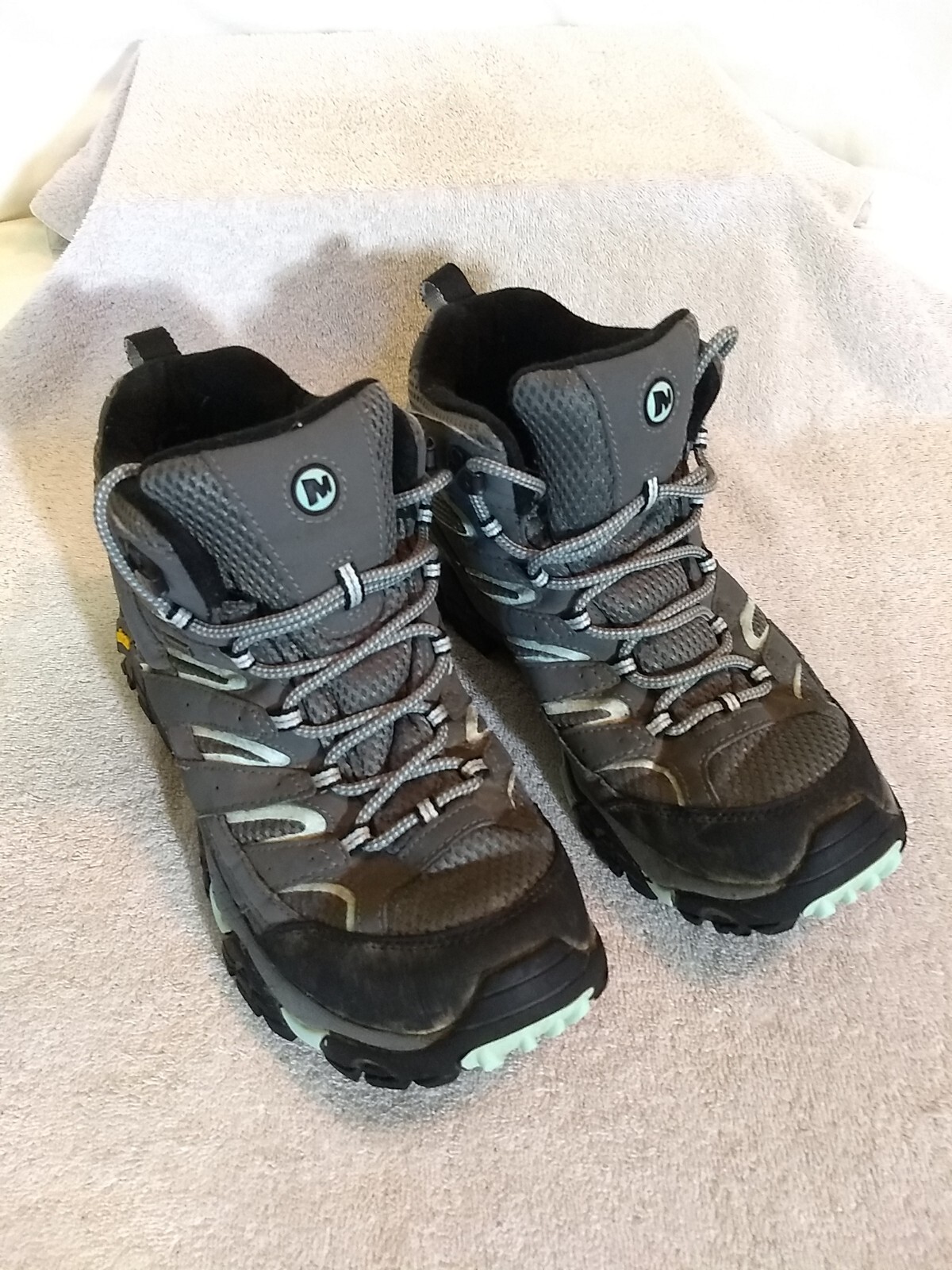 Stivali da trekking Merrell (WMNS) Moab 2 grigi Mid GTX Gore Tex taglia: 10 5 #ZZ17+16