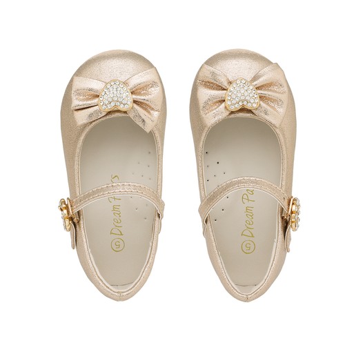 Toddlers Baby Girls Bowknot Mary Jane Flat Shoes Princess Wedding Dress Shoes - Picture 18 of 42