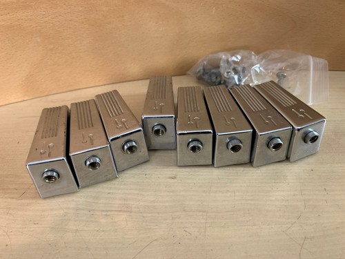 SONOR Lot of 8 LUG CASING Parts 70s Vtg Champion Phonic Germany Complete w Screw - Picture 3 of 5