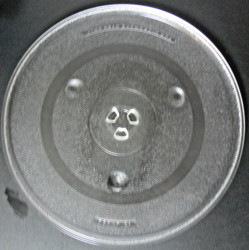 12 3/8" Hamilton Beach, Midea,  Farberware Microwave Glass Turntable Plate Tray