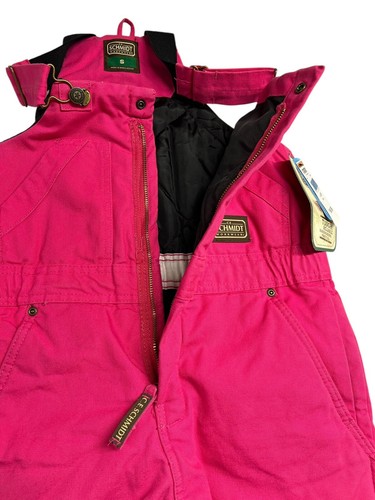 C.E. Schmidt Workwear Girls Small Hot Pink Overalls Coveralls Snow Insulted - Picture 4 of 11