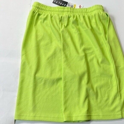 Nuevo Pantalones Cortos Royalty by Maluma Para Hombre Ajuste Relajado Texturizado Otomano con Cordón, L - Imagen 5 de 5