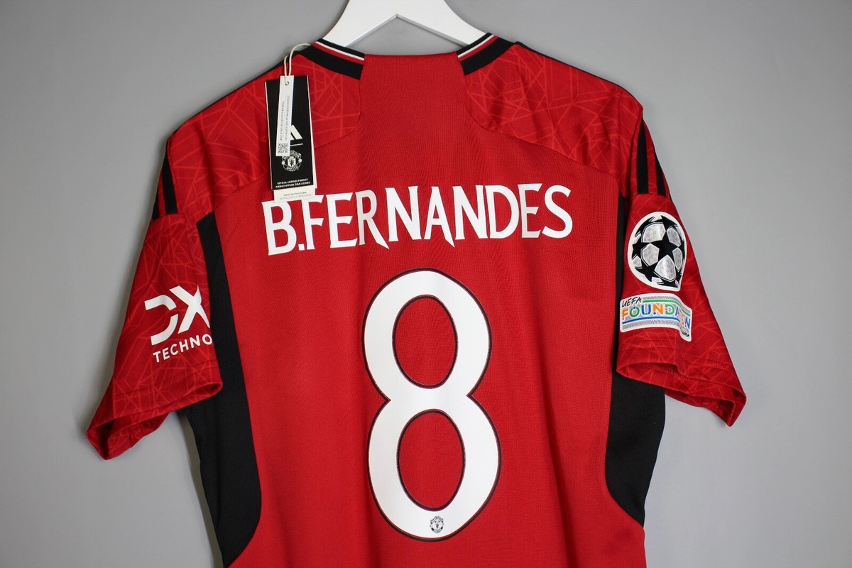 BNWT MANCHESTER UNITED 2023 2024 HOME FOOTBALL SHIRT JERSEY #8 B