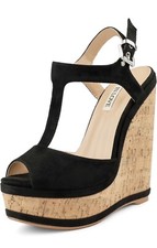 JOY IN LOVE Women's Wedges Sandals Platform Buckle Shoes