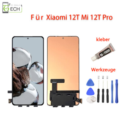 Original Xiaomi Mi 12T / Mi 12T Pro 5G 6,67 LCD Display Touchscreen Bildschirm