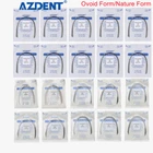 AZDENT Dental Orthodontic Heat Thermal Activated NITI Arch Wires Ovoid/Nature
