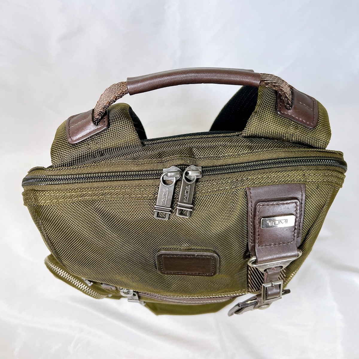 TUMI 22681OLH ALPHA BRAVO Knox backpack Olive Nylon unisex TUMI 22681OLH ALPHA BRAVO Knox backpack Olive Nylon unisex