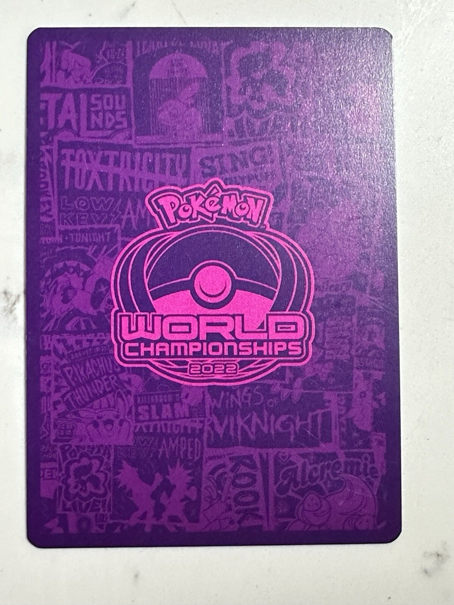 Autographed Pokémon Mew V Fusion Strike 2022 World