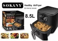 Friggitrice Ad Aria Calda Professionale Sokany Sk-005 8.5 LT Senza Olio
