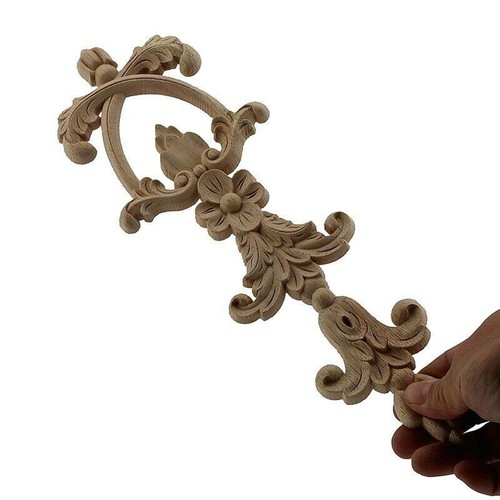 Woodcarving Decal Home Decoration Accessories Furniture Carved Appliques Decor - Picture 3 of 15