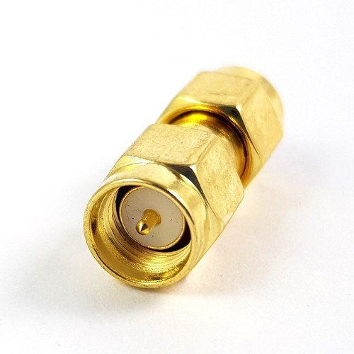 1x Adattatore Connettore Accoppiatore SMA Maschio a SMA Maschio Venditore UK - Foto 3 di 4