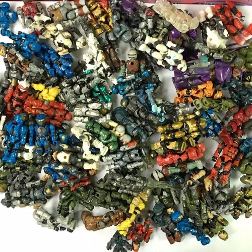 Random 20PCS Halo Mega Construx Blocks Spartan Master Chief Grunt Elite Figure - Picture 1 of 8
