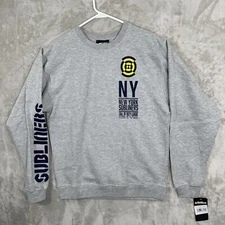 New York Subliners Rival Long Sleeve Sweatshirt, Gray