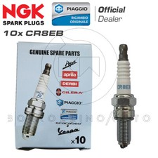 KIT 10X SPARK PLUGS NGK CR8EB ORIGINAL APRILIA SXV 450 2005-2007
