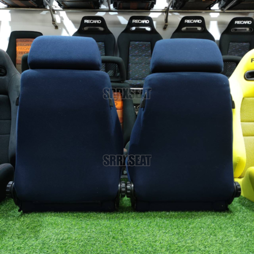 【1 PAIR】AUTHENTIC RECARO LSC BLUE MONZA Very Good Condition - Foto 2 di 12