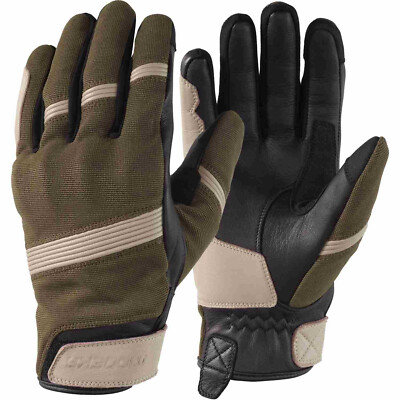 MODEKA Sukaya sand khaki Motorradhandschuhe CE Leder 4-Wege Stretch 4XL / 13