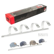 Genuine LST Stainless Steel Clip Bar with 4 Cap Holder for Baseball Caps Hats