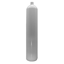 SF-1 TopDeal: bottiglia in acciaio concava da 8,5 l 232 bar bianca ECS M25*2 senza valvola