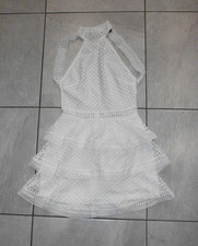 I SAW IT FIRST - CREAM LACE/CROCHET DRESS - SIZE 8