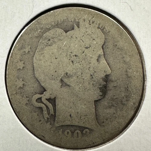 1903 25C Barber Quarter, Contains 0.1808oz of SILVER (87919)