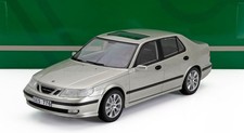 SAAB 9-5 TURBO AERO 1998 silver grey / Silver 1/18 scale model by Cult...
