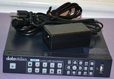 Datavideo HDR-1 H.264 USB HD/SD Recorder Player Data Video W/Power Supply--Great