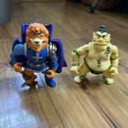 Vintage TMNT King Lionheart And Tattoo Figure Teenage Mutant Ninja Turtles