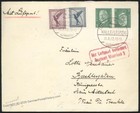 Germany 1928 Hindenburg Tete-Beche Pair K10 On Cover Halle Leipzig Airmai 116370 — photo 1