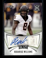2021 Leaf Draft #BA-RW2 Rodarius Williams Autographs