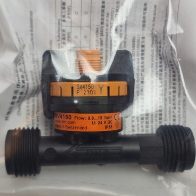 IFM SV4150 Vortex Flow Meter DN8 G1/2 0.9 15 L/min 4 20 mA 8 33 V DC IP65
