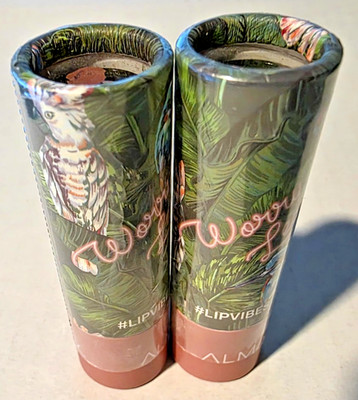 Almay Lip Vibes Lipstick with Vitamin E Oil & Shea Butter, 130 WORRY LESS QTY: 2