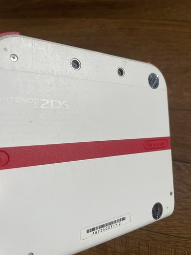 Nintendo 2DS -White & Red Console - USA English Tested Works - Picture 5 of 10