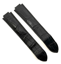 Cartier Ballon Bleu 42mm 20.5mm x 18mm Black Alligator Watch Strap Authentic OEM