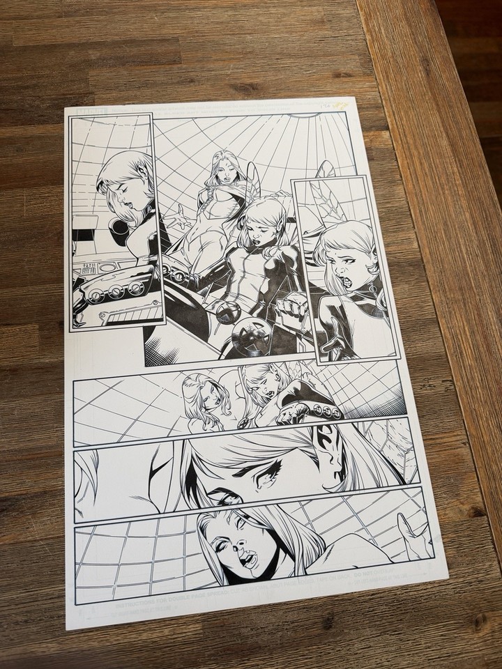 X-Men Legacy #248 Jorge Molina Craig Yeung Original Published comic art 11x17” Comic Art