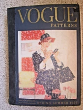 Vogue Sewing Patterns Hardcover  Book  1957 Spring & Summer Counter Catalog