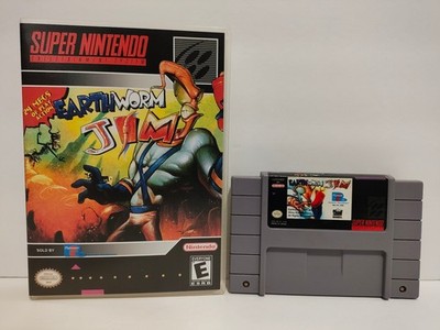 Earthworm Jim for the Super Nintendo (SNES)