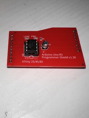 ATtiny25/45/85 Programmier-Shield für Arduino Uno (Ver. 1.30) + ATtiny45 Chip