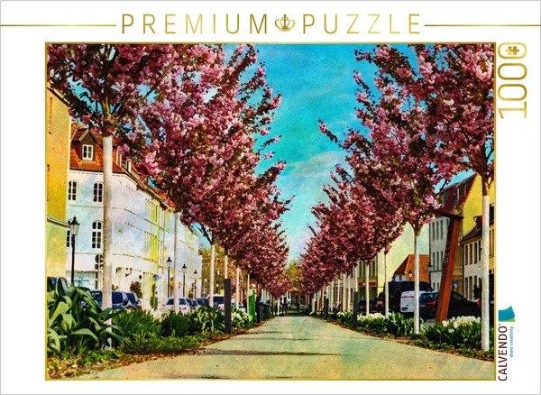 Puzzle Calvendo Cerisiers DéCoratifs Japonais En Aquarelle | 1000 PièCes, Format-image