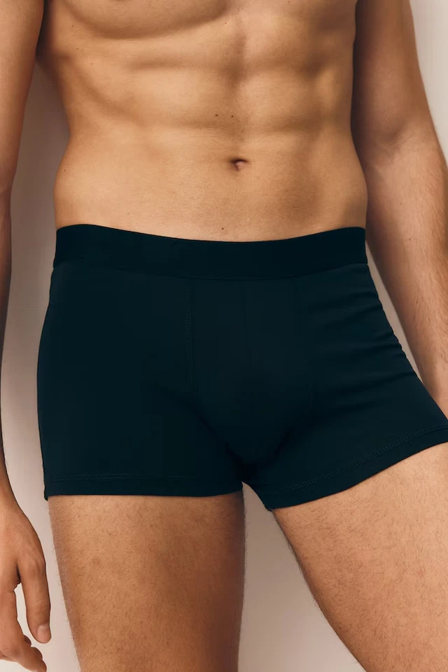Paquete de 5 calzoncillos cortos de algodón elástico H&M LYCRA grandes Foto 4 de 4