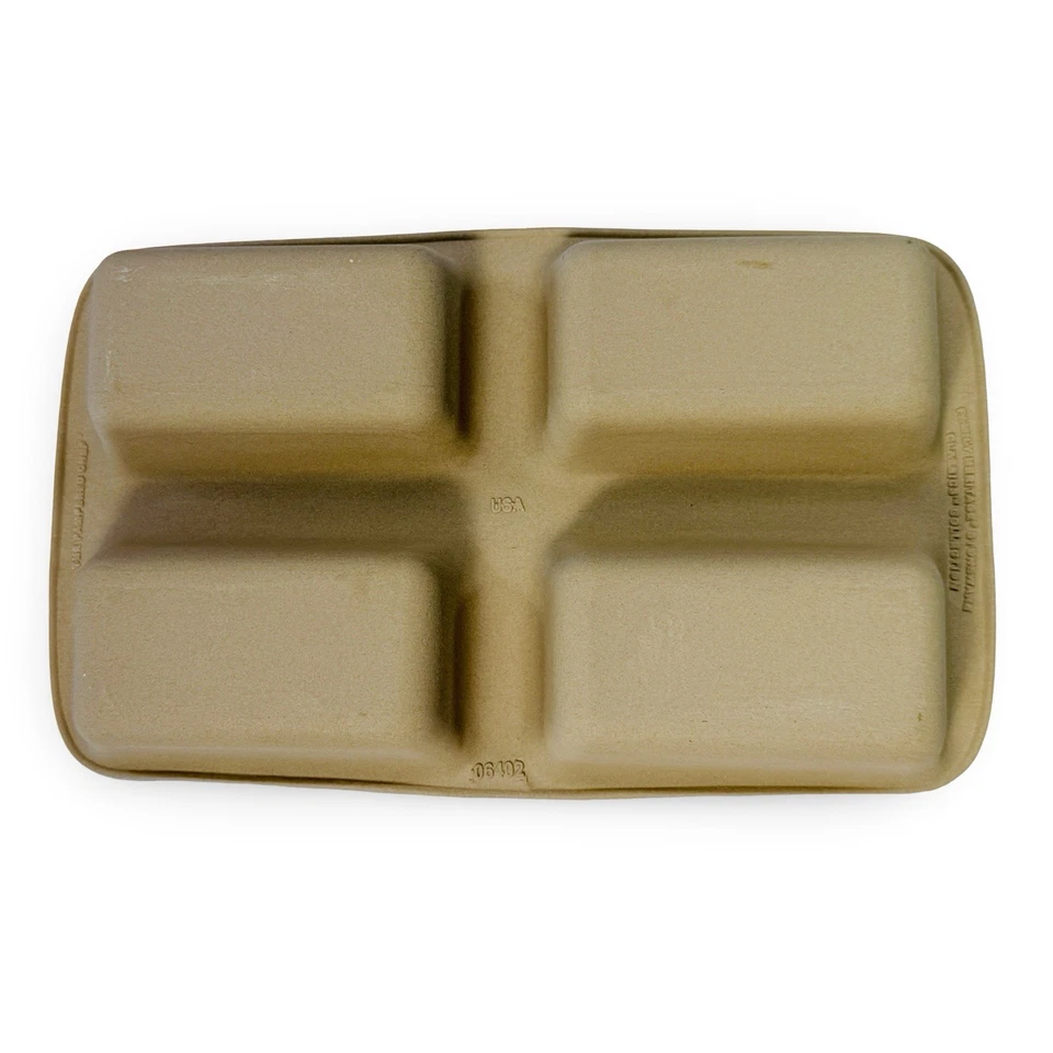 Pampered Chef Mini Loaf Pan Stoneware 4-Loaf Mold #1440 – Made in USA - New - Image 2 of 3